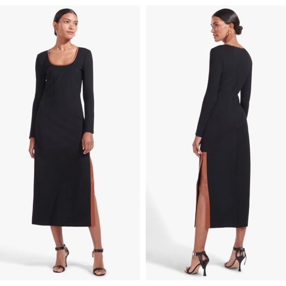 STAUD Joint Dress in Red Maroon Sample Size Small NWT NEW - Picture 10 of 10